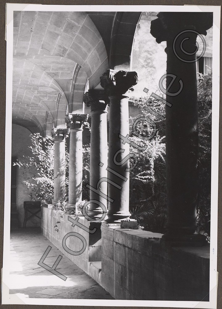 Photo Spain Mallorca Palma Cloister Columns Architecture 1970s