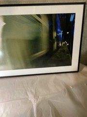 Framed Photo by Sormeh Saei Signed 2013 NYC Subway 28.25” x 18.25”
