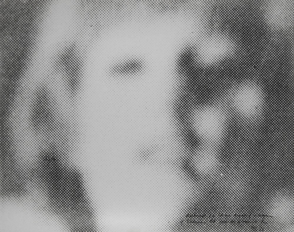 Alex SWEETMAN: A Woman’s Face, 1976 / VINTAGE Gelain Silver Print / SIGNED