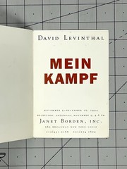 David Levinthal (b. 1949) Art Announcement Card 1994 – Main Kampf