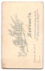 Photograph Carl Ernst Güttges, Zittau i. S., Circus Avenue 4, Young Lady in Hübs