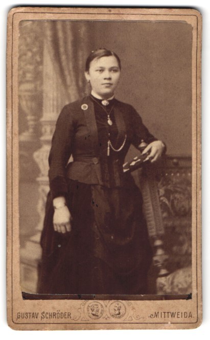 Photograph Gustav Schröder, Mittweida, Rochlitzer Straße 234, portrait of a dam