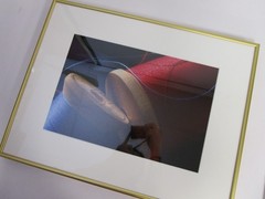 Beautiful 9.5×13.5 Original Photograph in a Matted 15.5×19.5 Gold Frame Sewing
