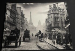 1800’s Cityscape Depiction 8.5×11” Matte Print, Wall Art