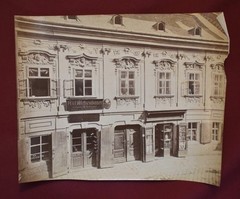 2 Vintage Photographs of Vienna, Austria, Incl. One Focused on Wien Burgtheater
