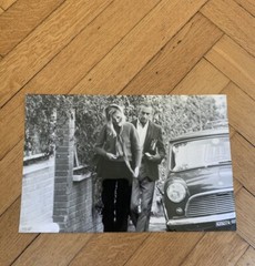 1970 Yves Montand Photography 30 X 20 Cm