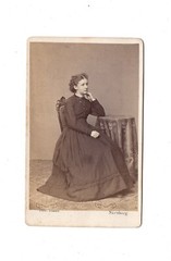 Joh. Rooster CDV Photo Fine Lady Nuremberg 1860s