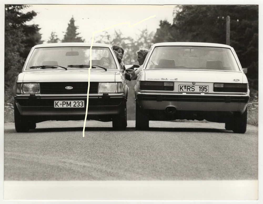 21x16cm factory photo 1977 Ford Granada 2.8 LS press photo F