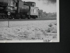 UNION PACIFIC 9000 Locomotive 8×10 Photograph Vtg 50s OOAK Railway Railroad SLOW