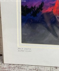 Half Dome Alpine Glow Photograph Signed by Dan Warsinger