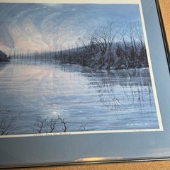 Eli Thomas Native American Wolves Along the Mohawk Lithograph Limited Edition