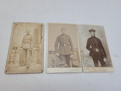 Mixed lot photos portraits cardboard 1900/10 soldiers Mrs. Düsseldorf Leipzig #265621