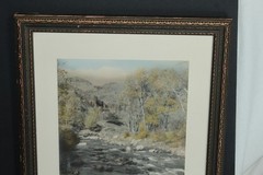 Vintage Framed Bear Creek Cañon Park Colorado Photo Louis McClure 15.5″x12″
