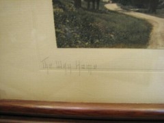 Pr Fred Thompson Colorized Photo Landscape Way Home Old Toll Covered Bridge