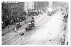 New York 1800’s 11th Ave. New York Central Railroad Death Avenue Cowboy Photo