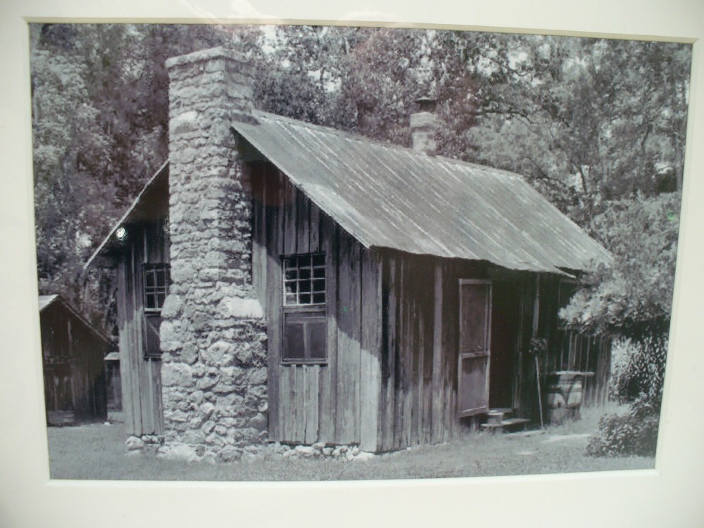 MATTED PHOTOGRAPHY Rustic Farmhouse Cabin by Larry E Santucci 14×11