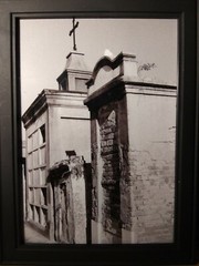 fine art B&W prints – New Orleans St. Louis Cemetery #2. 5×7 in.
