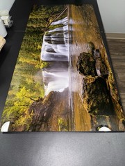 Marshall R. Mahler Soul of the River Metal Photograph 20×40 Signed COA Nature
