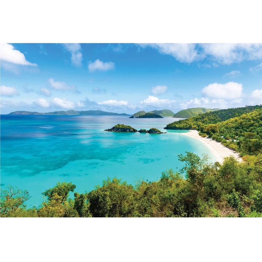 Trunk Bay, St John Beach Photography Wall Art Decor, US Virgin Islands, USVI