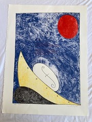 WILLIAM T. WILEY Signed DENEB Lithograph 1996 LIMITED EDITION Print Cleveland