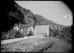 Old Black And White Photo Glass Plate Negative 13X18 Cm Central Refrain Water