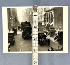 Mercedes Autobus, NYC 1912 Fotofolio Art Photo Print Card By Karl Struss 4”x6”