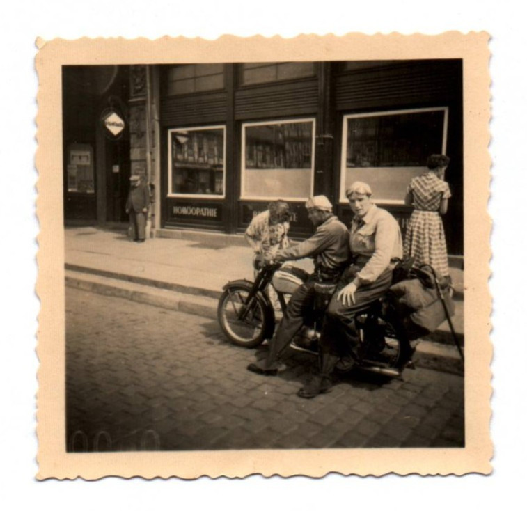 Original Vintage Photo Men Motorcycle Vintage Old Picture Motorcycle