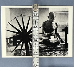 Mahatma Gandhi 1945 Fotofolio Art Print Card By Margaret Bourke-White 4.25”x6”