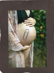Uk16) Photo Pretty Woman Art Model Pregnant.