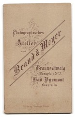 Photograph Brand & Meyer, Braunschweig, Bankplatz No. 3, Portrait of a Curly