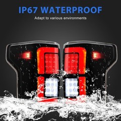 LED Tail Light Assembly Compatible with 2015 2016 2017 2018 2019 2020 Ford F150