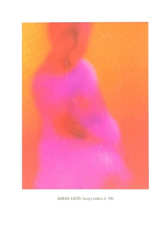 Barbara Kasten (b. 1936) Art Show Announcement Card 1996 NYC