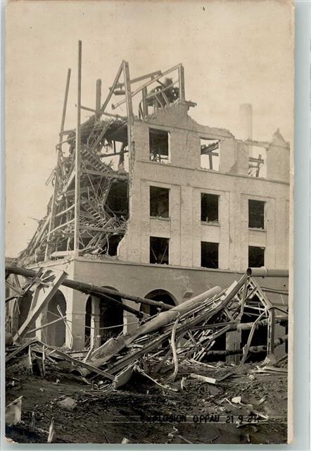 10683011 – 6700 Oppau place handwritten explosion Ludwigshafen on the Rhine