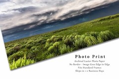 Great Plains Photography Print – Thunderstorm Over Prairie in Oklahoma
