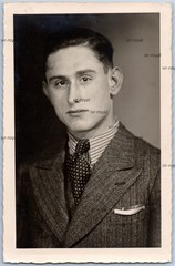 Mannheim 1930s – Young Man in Portrait – RPPC – Photo Postcard 9x14cm