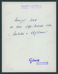 orig. Foto Arthur Grimm Porträt Margit Saad Film Melodie & Rhythmus Berlin 1959