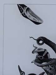Unknown Photographer Surrealistic Silver Gelatin Photograph Signed Contemporary