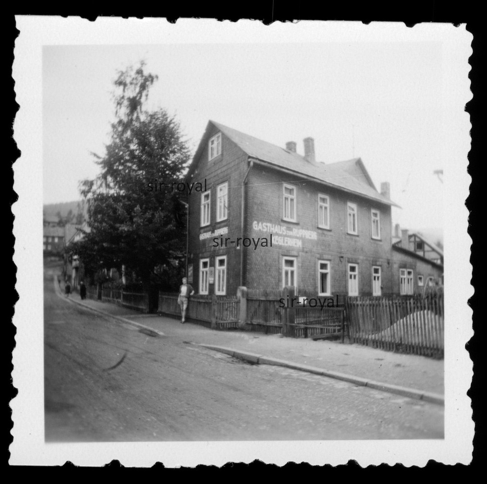 Gasthaus zum Ruppberg in Thuringia-GDR-negative + photo 6x6cm