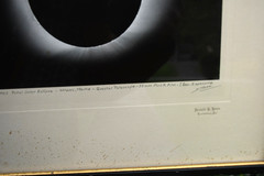 Genuine 1963 Donald Ross Signed Eclipse Photograph Getty Museum C/o Minor White