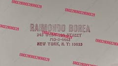 Oscar de Mejo Artist Contact Sheets By Photographer Raimondo Borea Studio Stamp
