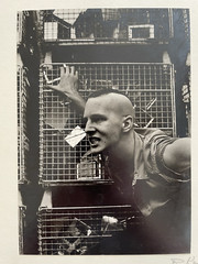 Vintage ART PHOTOGRAPHY Signed Richard Komara 1970’s MAN MOHAWK Emotion Teeth #2