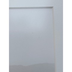 Original James F Danis Salton Sea B&W Photo Art Silver Frame 12×16″ Signed ’89