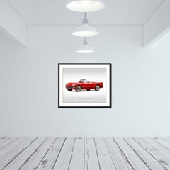 Classic Cars – 1955 Chevrolet Corvette – Print
