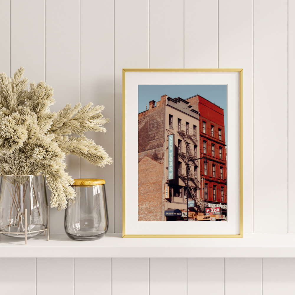 NYC Skyline Photography Print 5×7 – Modern City Wall Art Décor