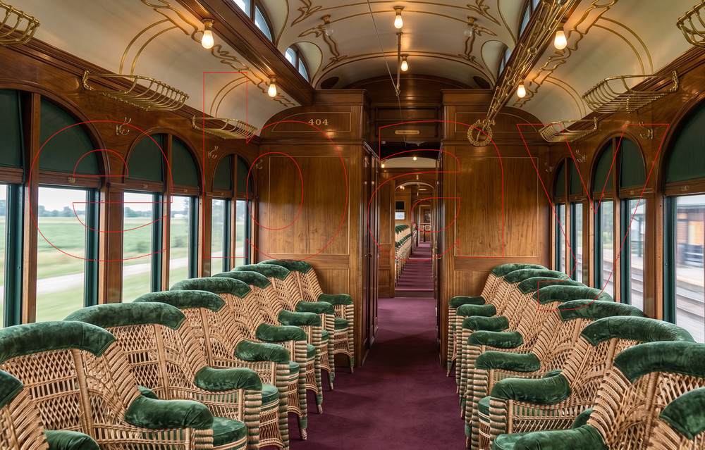 Photo Art Print of a Chicago & Milwaukee Electric Buffet-Observation Car in 1906