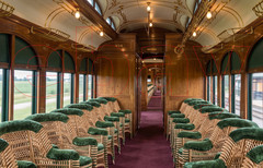 Photo Art Print of a Chicago & Milwaukee Electric Buffet-Observation Car in 1906