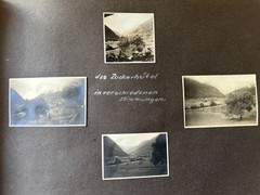 Old Photo Album Civilian with Flaws, Travel 1930s /90