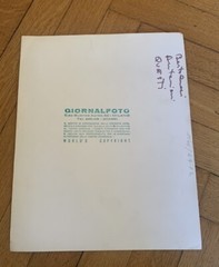 1972 Michelangelo ANTONIONI and Bernardo Bertolucci *Photograph B/W 30 X 24 Cm