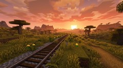 Minecraft Wallpaper Digital Image Picture Photo Desktop Background AI Art Poster