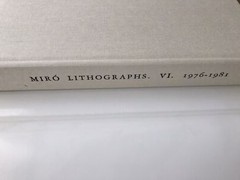 JOAN MIRO Lithographs Catalog Raisonne Vol.6 1976 -1981 English from JPN used